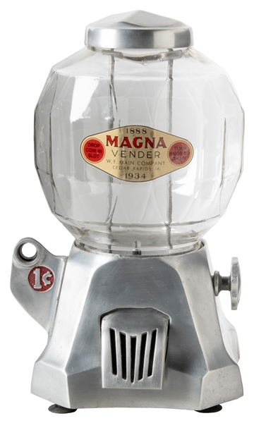  Magna Vender 1 Cent Gumball Machine. Cedar Rapids: W.F. Mai...