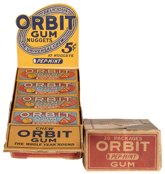  Orbit Gum Pep-Mint Nuggets in Original Box. Chicago: Orbit ...