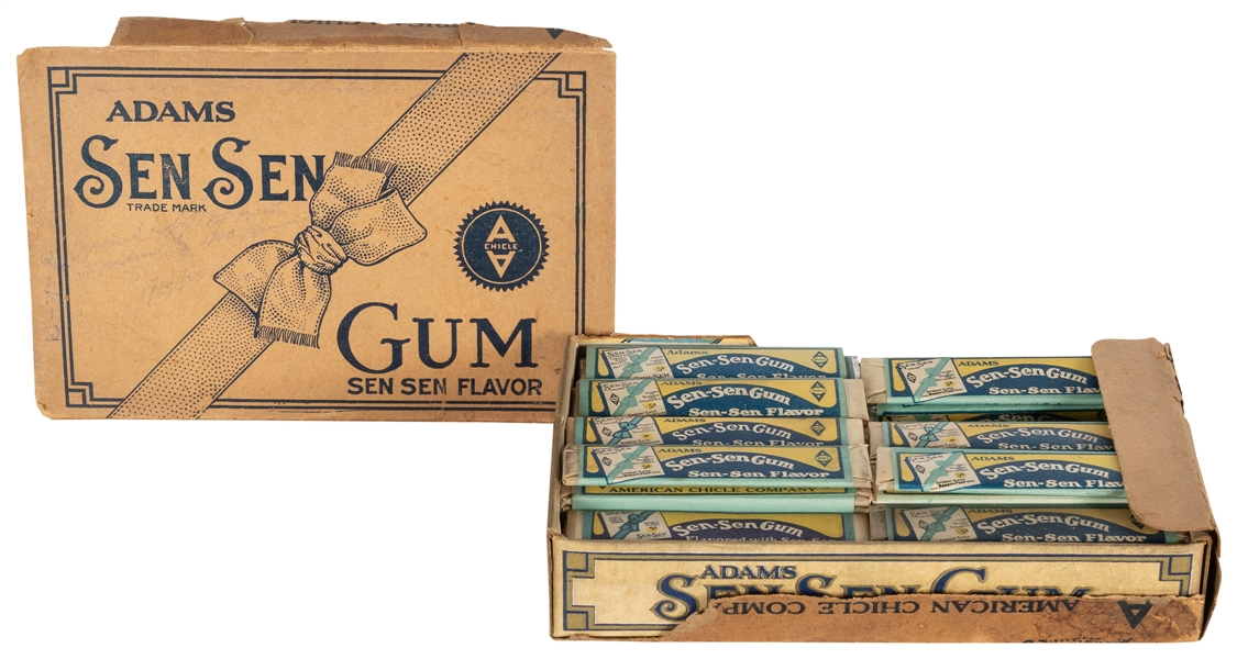  Adams Sen-Sen Gum in Original Box. New York: American Chicl...