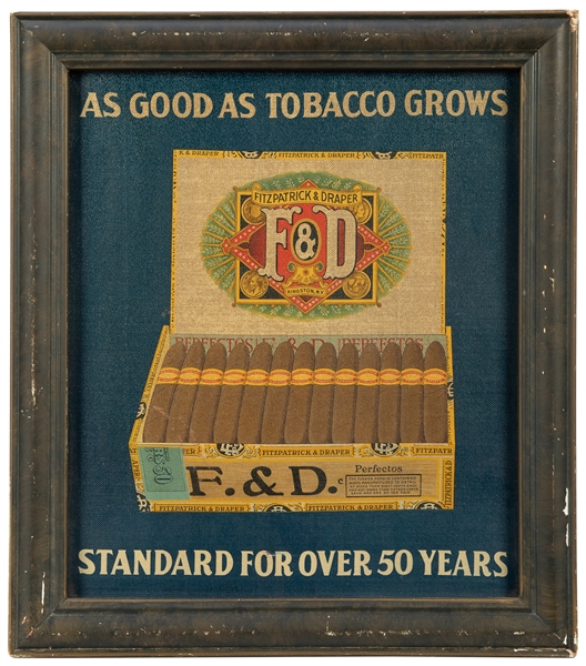  Fitzpatrick & Draper “As Good as Tobacco Grows” Light-Up Si...