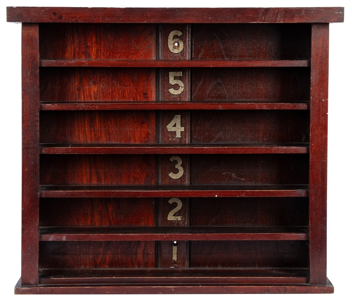  Billiard Ball Storage Cabinet. Circa 1910s. Wooden cabinet ...