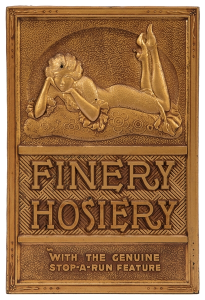  Finery / Hosiery “With the Genuine Stop-A-Run Feature” Sign...