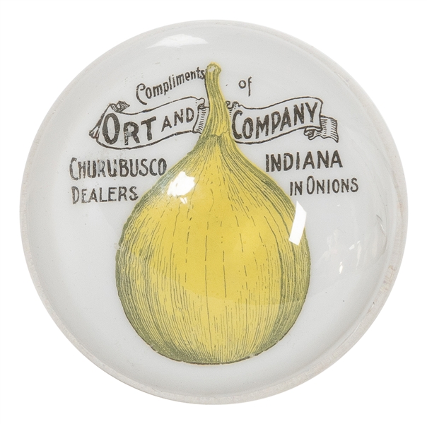  Ort and Company Churubusco Dealers in Onions / Indiana Pape...