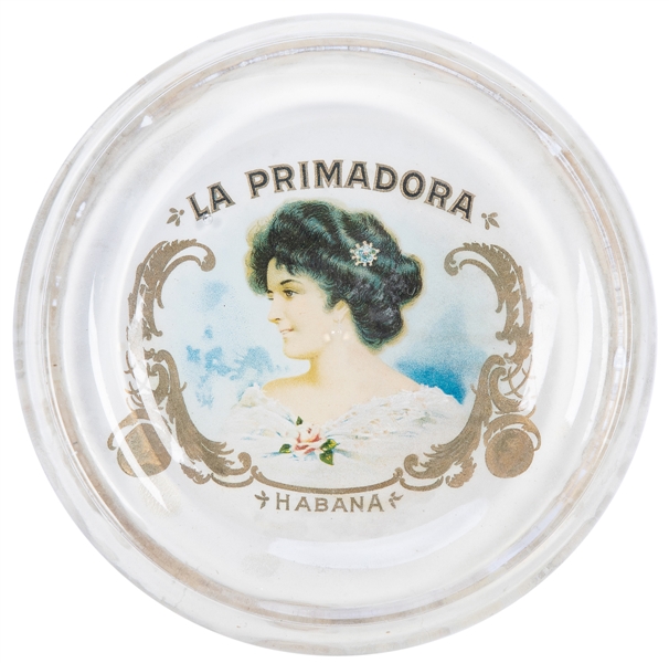  La Primadora Habana Cigars Glass Coin Tray / Ashtray. Cinci...