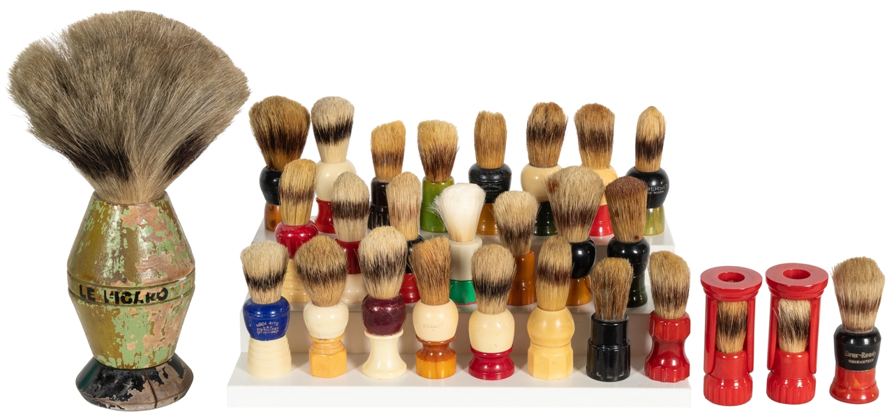  Le Figaro Oversize Advertising Shaving Brush, and 27 Vintag...