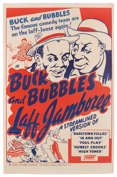  [MOVIE POSTERS -- AFRICAN-AMERICAN]. Buck and Bubbles Laff ...