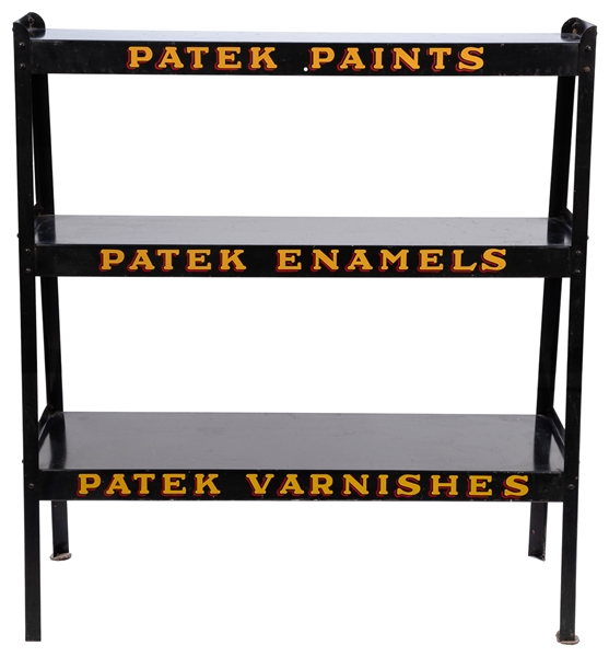  Patek Paints, Enamels, Varnishes Display Shelves. Milwaukee...