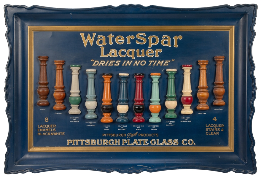  Pittsburgh Plate Glass Co. Water Spar Lacquer “Dries in No ...