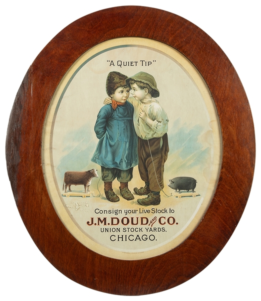  “A Quiet Tip” / Consign Your Live Stock to J. M. Doud and C...