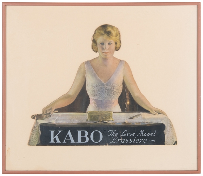  Kabo Corset Advertisement. Circa 1930s. Color diecut advert...