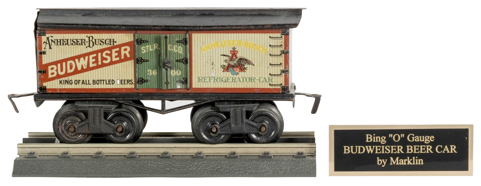  Bing Anheuser-Busch Budweiser Refrigerator Beer Car. Lithog...