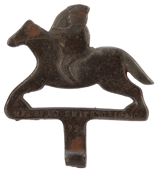  Cast Iron “Cossack” Figural Shooting Gallery Target by Smit...