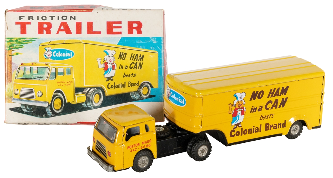  Japanese Friction Tin Trailer - Colonial Cold Cuts “No Ham ...