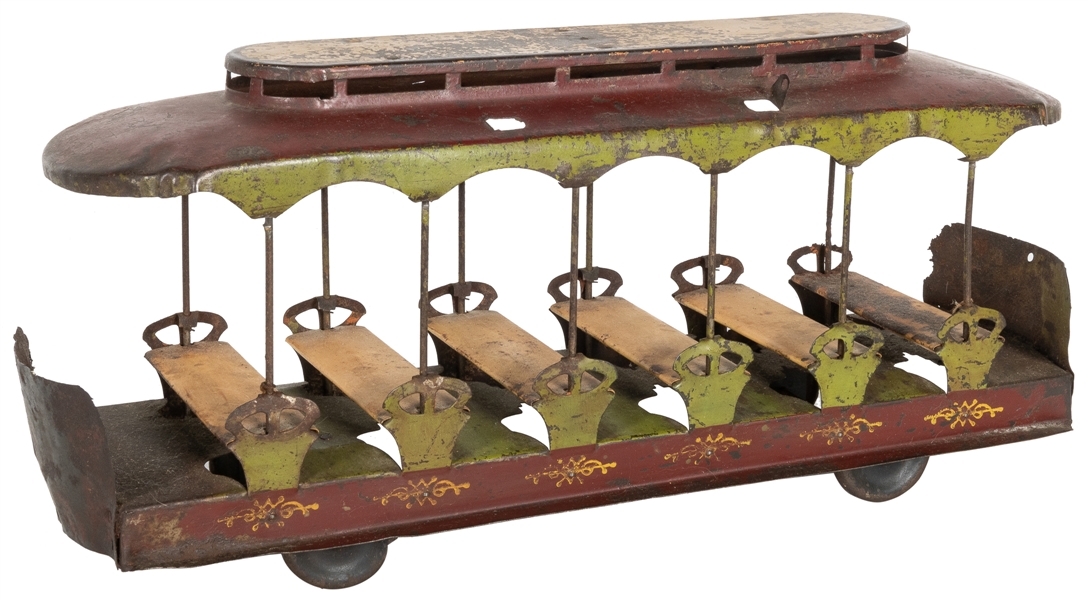 Converse Tin Trolley. Circa 1900s. 