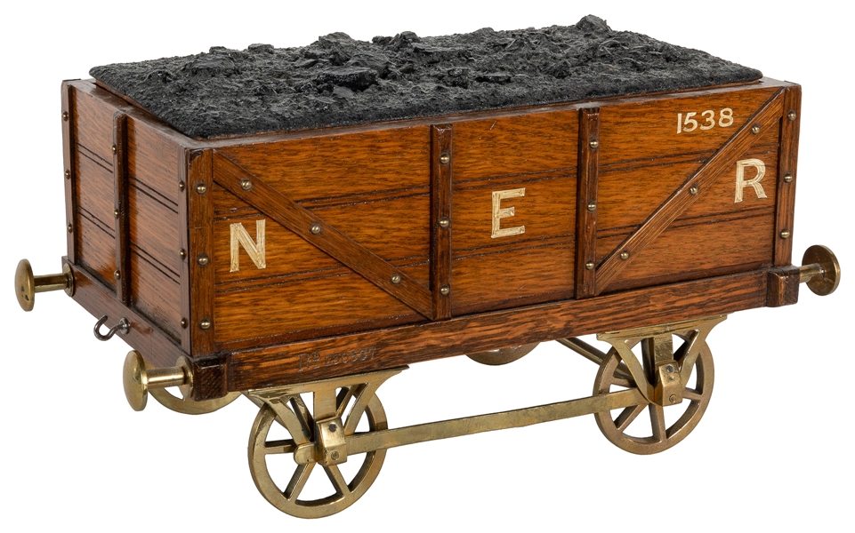  North Eastern Railway Coal Tender Car Model. Maker unknown,...