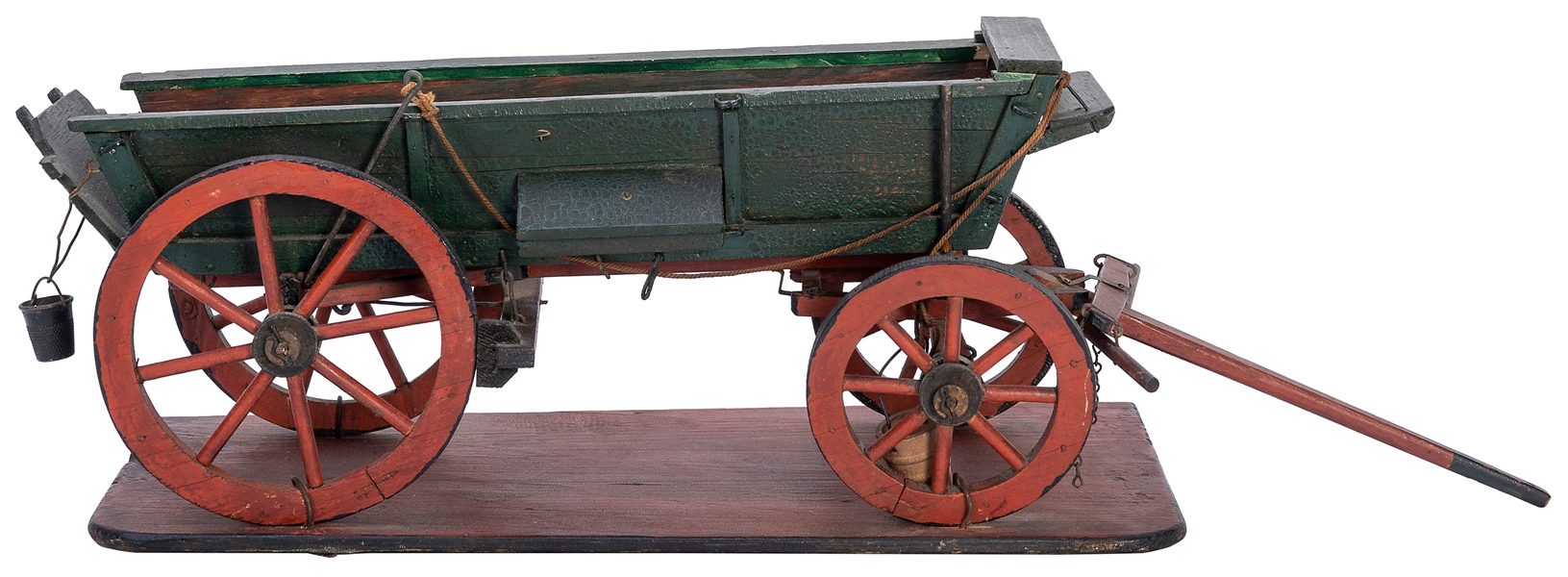  EGGENHOFER, Nick (1897–1985). Model of a Frontier Wagon. Ci...