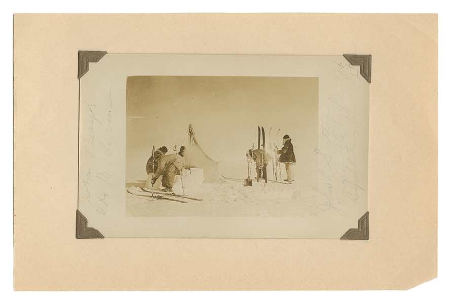  [BYRD, Richard Evelyn (1888-1957)]. A group of 4 photograph...