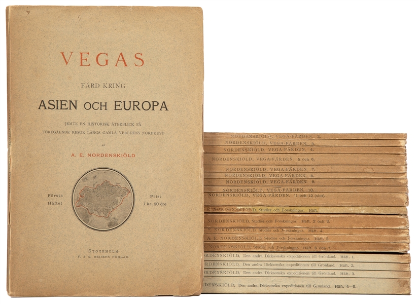  NORDENSKJÖLD, Nils Adolf Erik (1832-1901). Vegas. Färd krin...