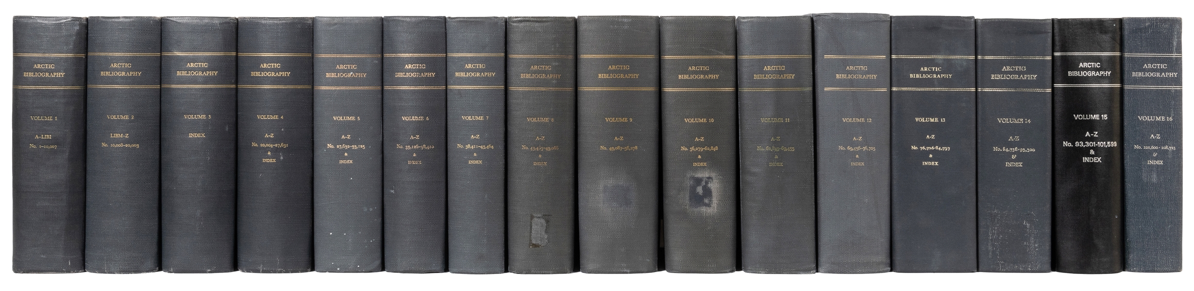  [ARCTIC BIBLIOGRAPHIES]. TREMAINE, Marie, editor. Arctic Bi...