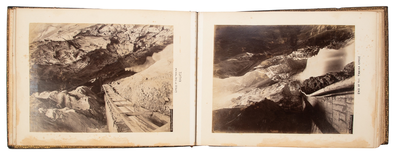  [PHOTOGRAPHY]. A pair of photo albums recording tours of Eu...