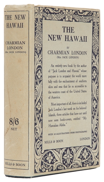  [TRAVEL LITERATURE]. LONDON, Charmian (1871-1955). The New ...