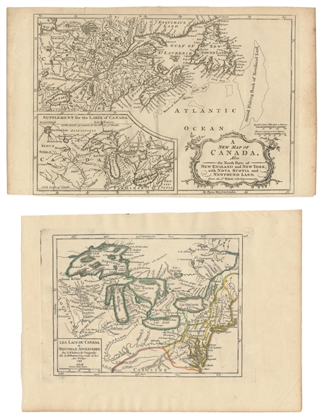  [MAPS - GREAT LAKES REGION]. VAUGONDY, Gilles Robert de (16...