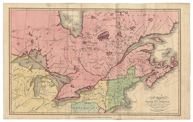  [MAPS - GREAT LAKES REGION]. A group of 4 engraved maps of ...