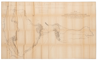  [MAPS]. FRÉMONT, John Charles, Brevet Captain (1813-1890). ...