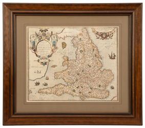  [MAPS]. ORTELIUS, Abraham (1527-1598). Angliae Regni Floren...
