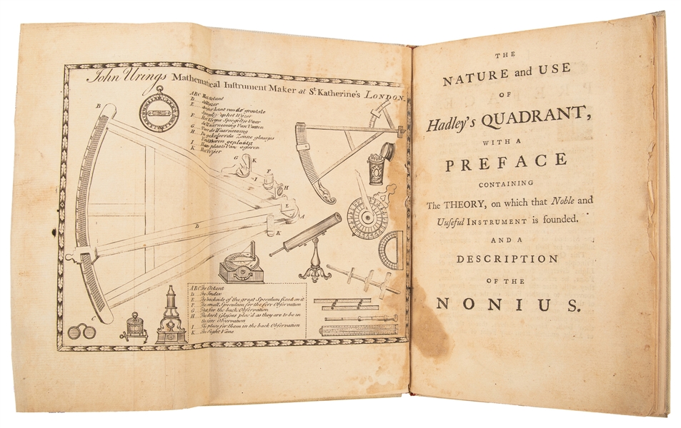  [HADLEY, John (1682-1744)]. The nature and use of Hadley’s ...