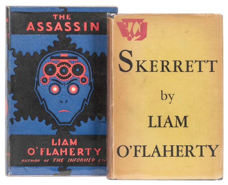  O’FLAHERTY, Liam (1896-1984). A pair of titles including: <...