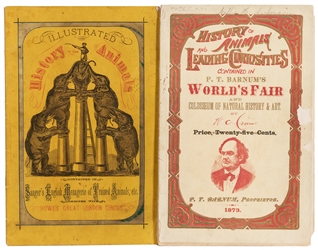  [CIRCUS – ANIMALS]. Two illustrated souvenir booklets on ci...