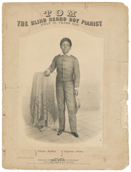  BLIND TOM (Thomas Wiggins, 1849 – 1908). Tom the Blind Negr...