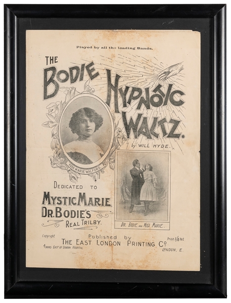  BODIE, Walford (1869 – 1939). The Bodie Hypnotic Waltz. Lon...