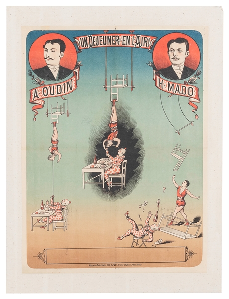  [EQUILIBRISTS] Un Dejeuner En L’Air. A. Oudin. H. Mado. Par...