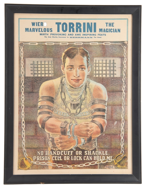  [ESCAPE ARTIST] Torrini the Magician. Chicago: National Pri...