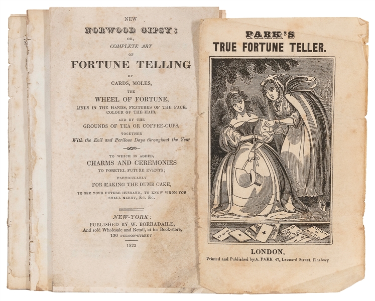  [FORTUNE TELLING] Four Works on Fortune Telling and Cartoma...