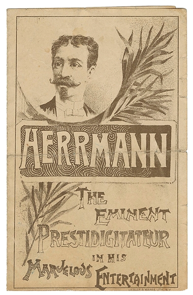  HERRMANN, Alexander (1844 – 96). Herrmann the Eminent Prest...