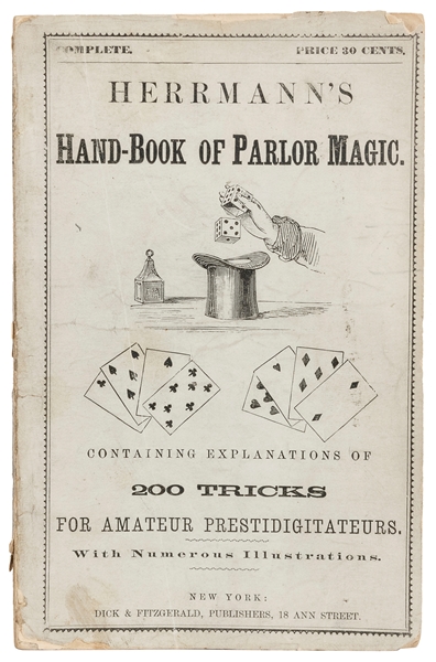  HERRMANN, Carl (1816 – 87). Herrmann’s Hand-Book of Parlor ...