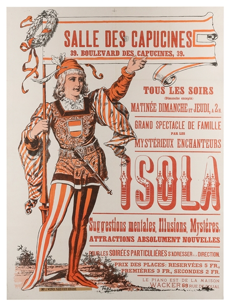  ISOLA, Emile (1860 – 1945) and Vincent (1862 – 1947). ISOLA...