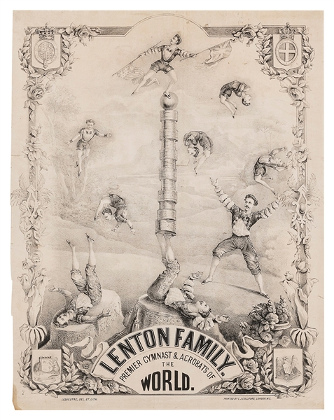  LENTONS, The. Lenton Family. Premier Gymnast & Acrobats of ...