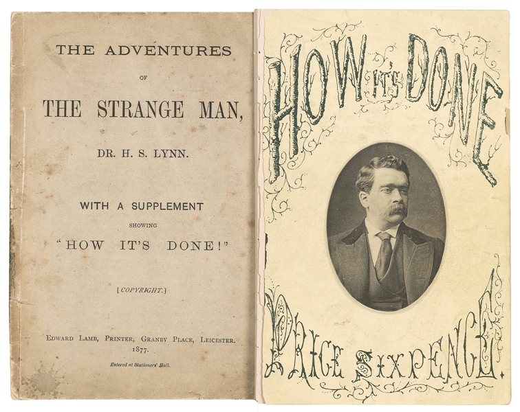  LYNN, Dr. (Hugh Simmons, 1836 – 99). The Adventures of a St...