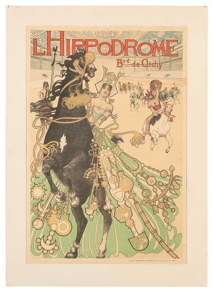  ORAZI, Manuel (1860-1934). L’Hippodrome. Paris: Societe d’I...