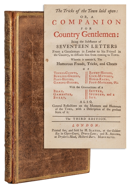  Tricks of the Town Laid Open: Or, A Companion for Country G...