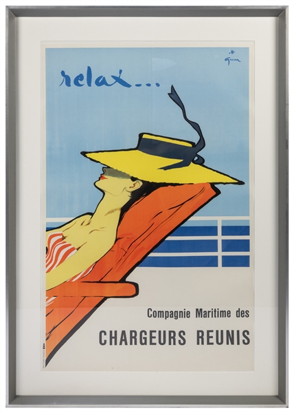  GRUAU, Rene (1909-2009). Relax…Compagnie Maritime des Charg...