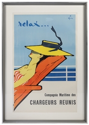  GRUAU, Rene (1909-2009). Relax…Compagnie Maritime des Charg...