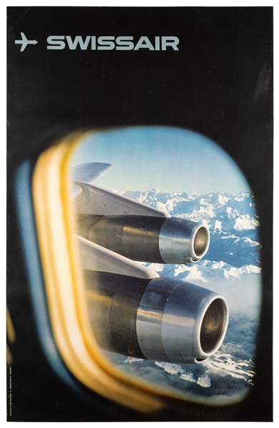  BINGLER, Manfred (1928-1987). Swissair. 1961. Zurich: Imago...