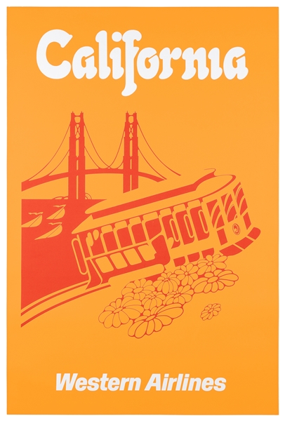  California / Western Airlines. Circa 1960s. A San Francisco...