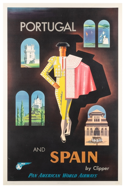  CARLU, Jean (1900-1997). Portugal and Spain / Pan American ...