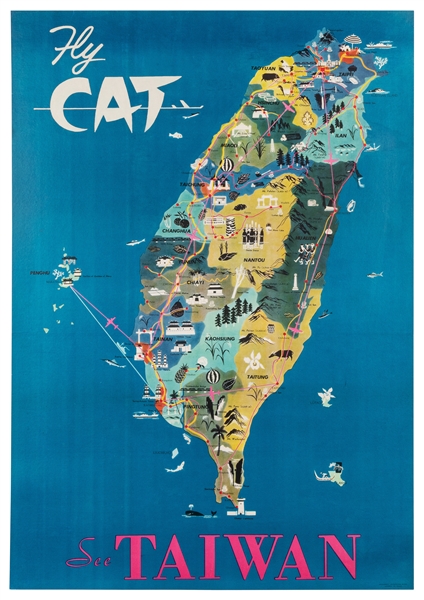  Fly CAT / See Taiwan. Government Information Office, Republ...